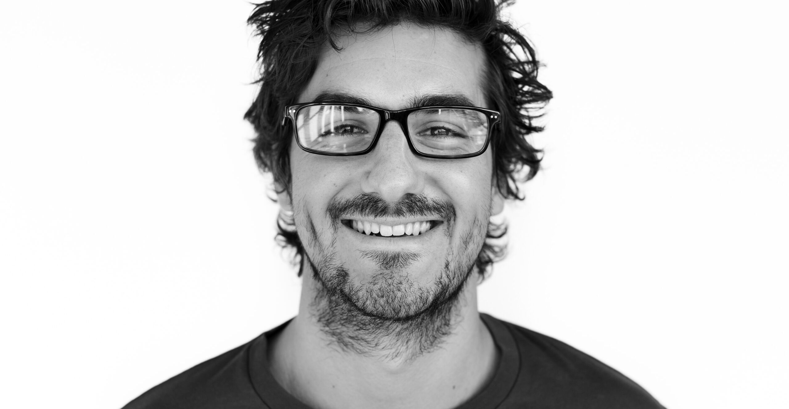 Worldface- Spanish man in a white background